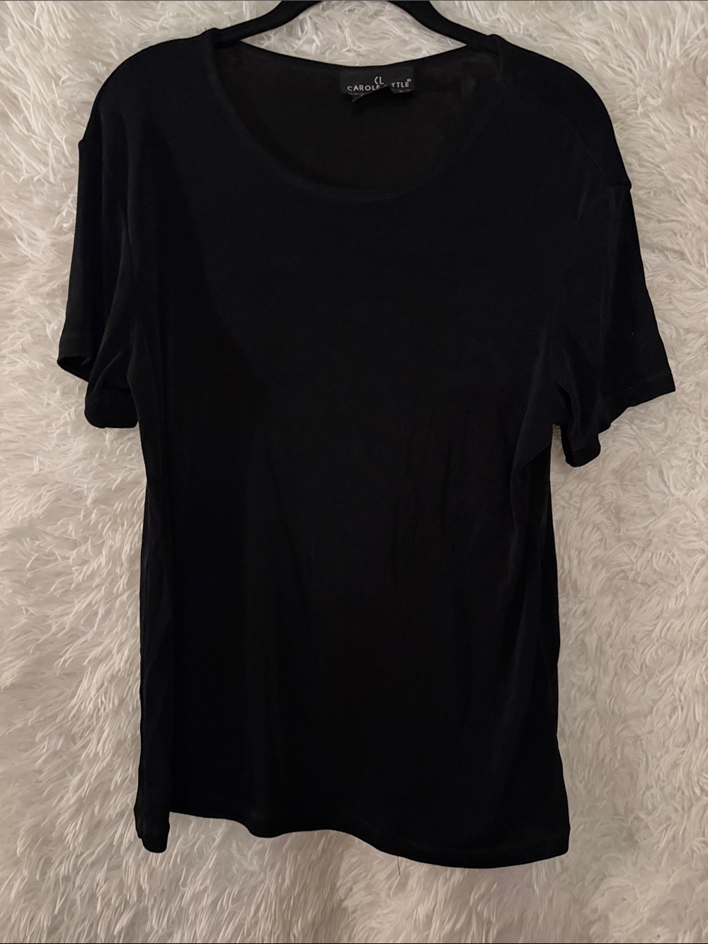 Carole Little Stretch Blouse Size Large